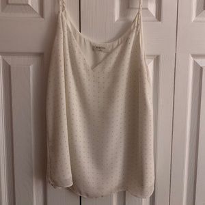 White and Grey Polkadot Camisole (Babaton)